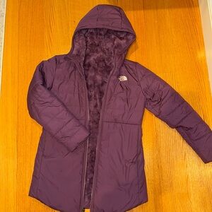 Purple Reversible The North Face Winter Jacket
